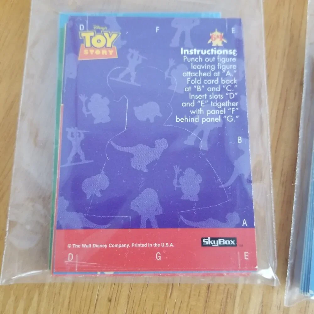Toy Story Collectible Trading Cards Buzz Woody 1995 Disney 34 Pieces